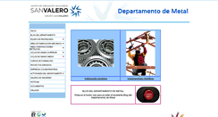 Desktop Screenshot of metal.sanvalero.net
